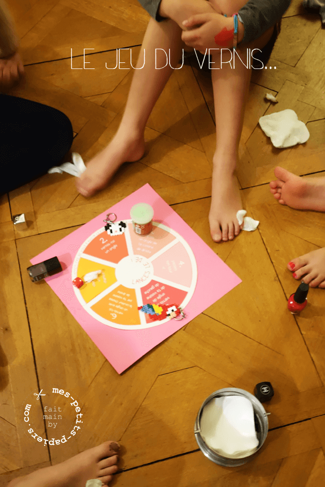 mes petits papiers - DIY jeu du vernis- pyjama party 13