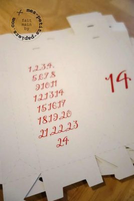 calendrier de l'avent