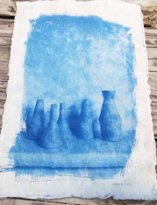 mes petits papiers - bleu soleil cyanotype 7