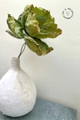 Fleurs en papier crépon créées par mes-petits-papiers.com, Caroline Houël