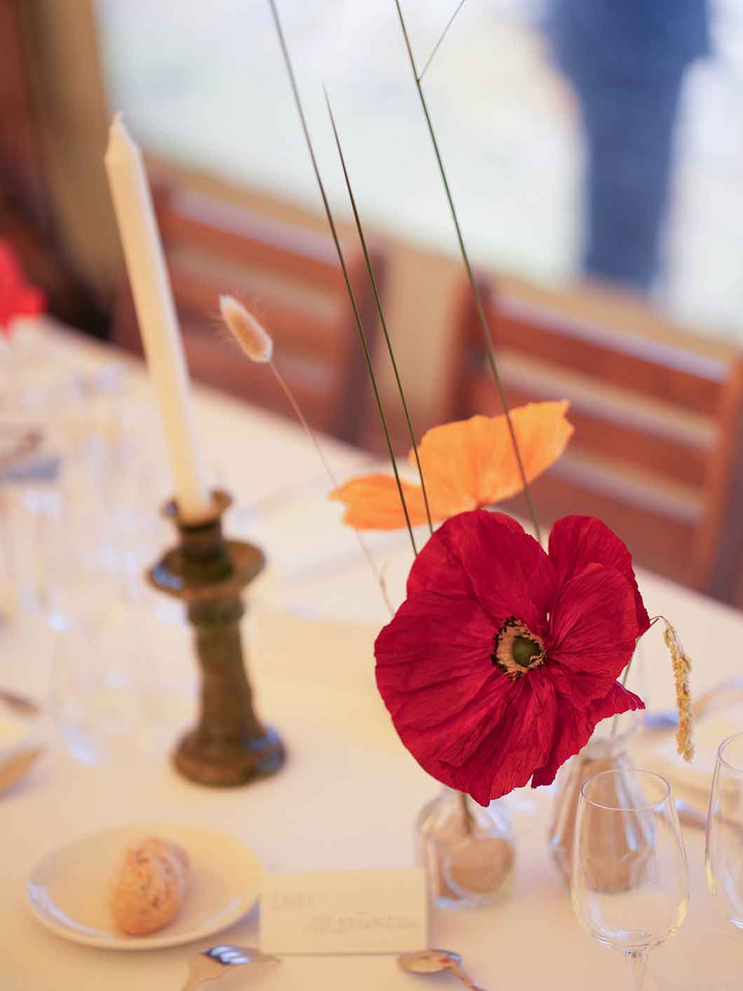 fleurs en papier