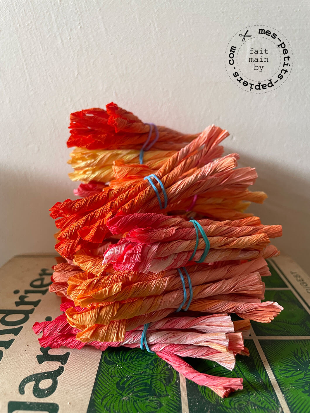 fleurs en papier